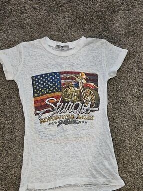 Sturgis Motorcycle Rally Graphic Tee - White